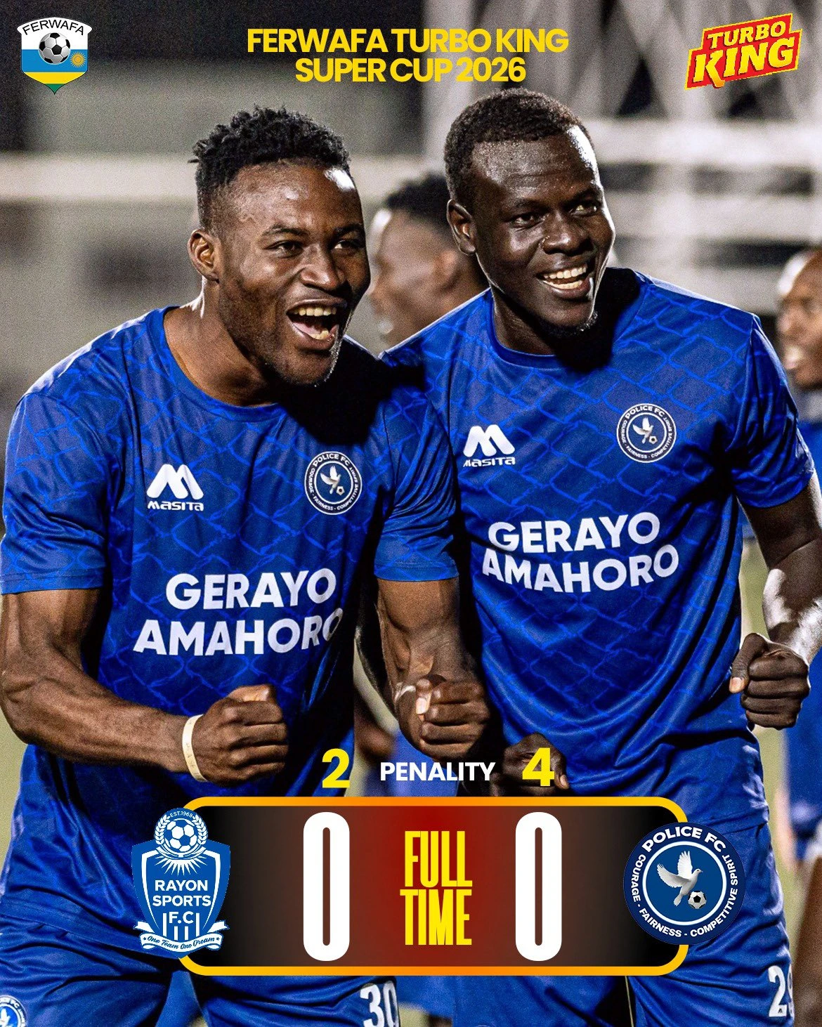 Police FC Reach FERWAFA Turbo King Super Cup Final After Penalty Shootout
