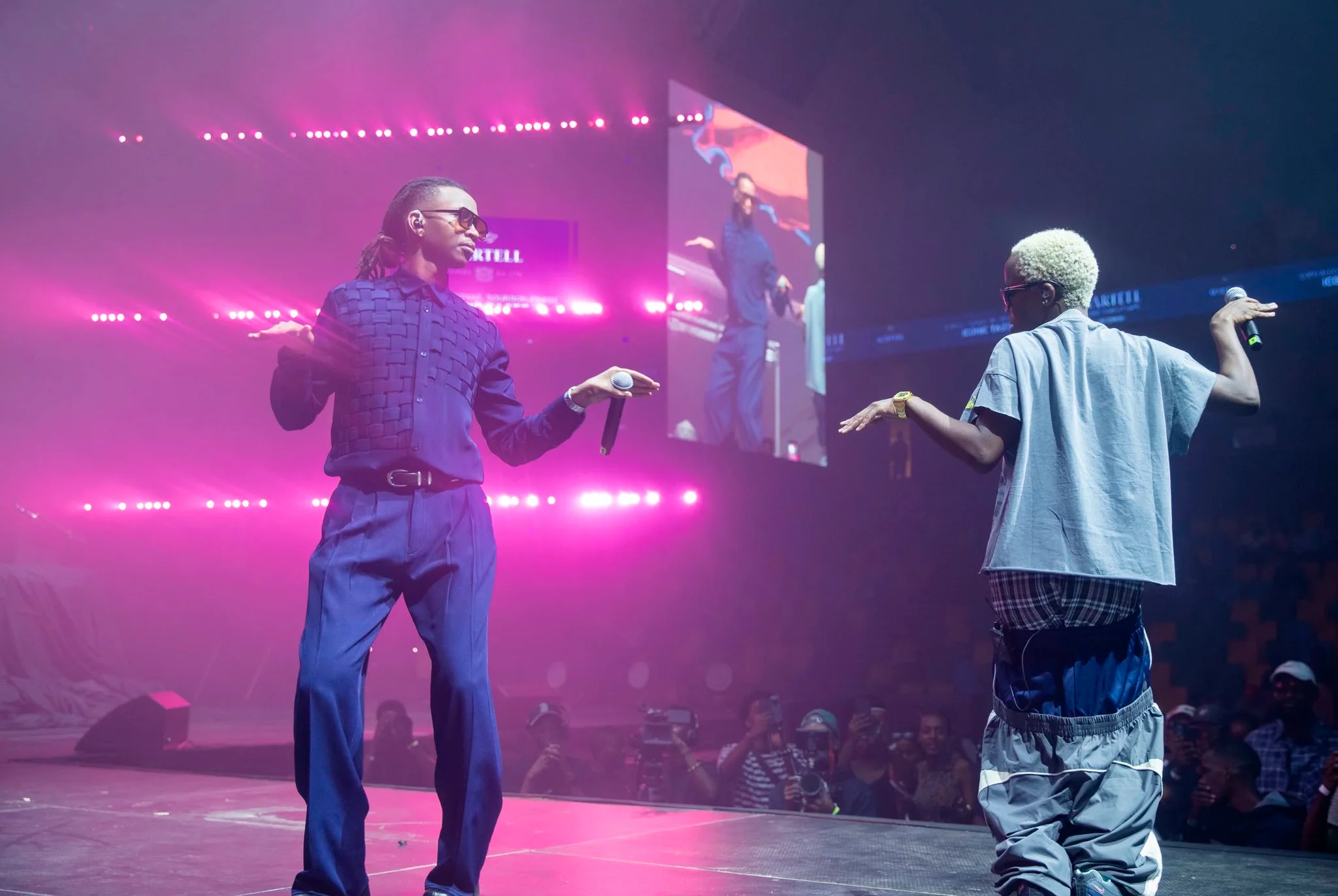 Burundian Star Kirikou Akili Joins Kivumbi King on Stage at BK Arena