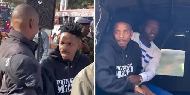 Eric Omondi Arrested During Punguza Mzigo Campaign in Nairobi