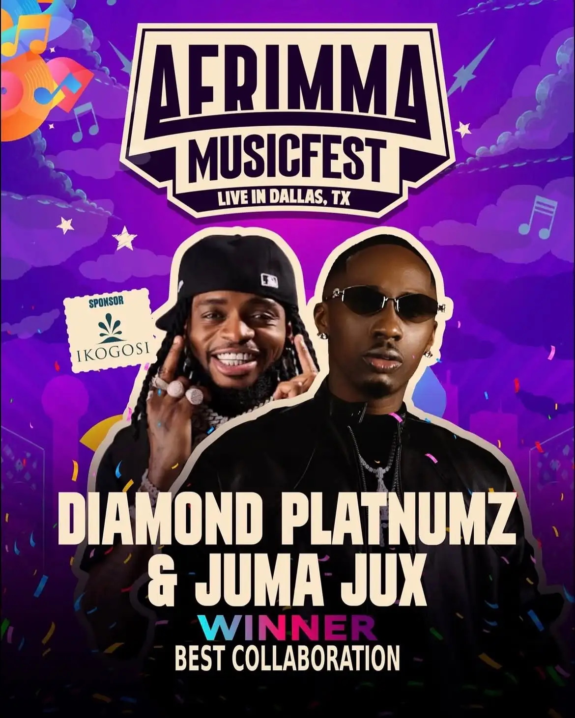 Diamond Platnumz and Juma Jux Win Best Collaboration at AFRIMMA 2026