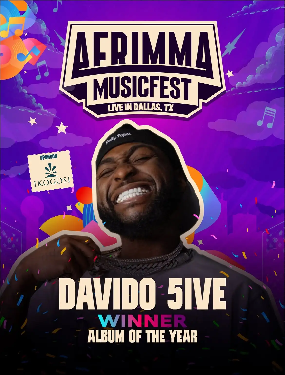 Davido Wins Album of the Year at AFRIMMA 2026