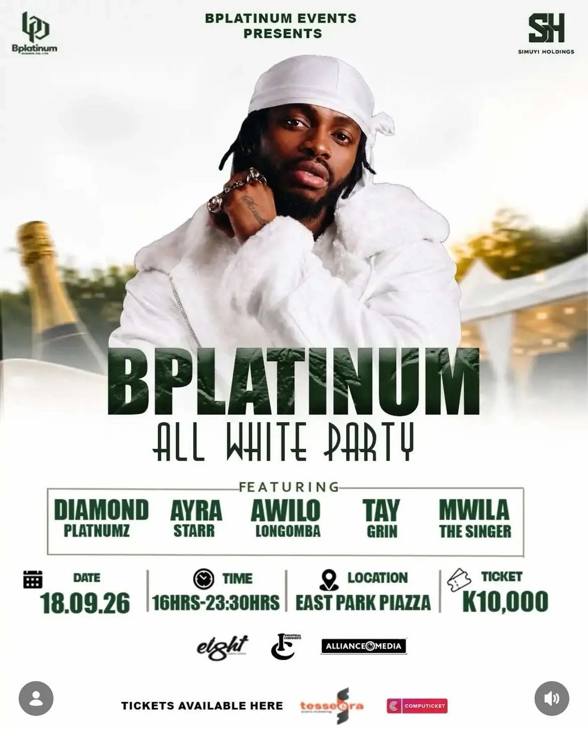 Diamond Platnumz Shares Video Before Flying to Zambia Ahead of Two-Night Event