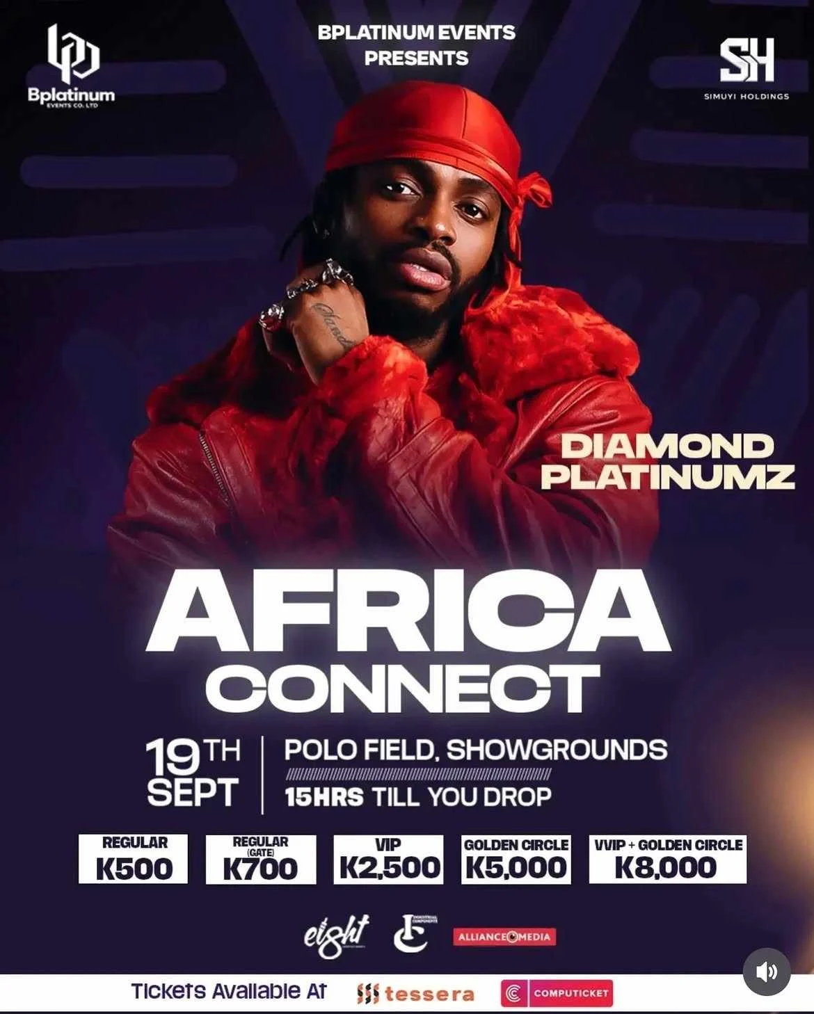 Diamond Platnumz Set to Perform at Africa Connect in Lusaka