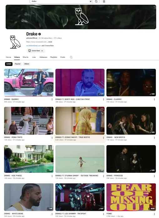 Drake Releases ‘FOMO’ Film With New Music, Videos and Celebrity Cameos