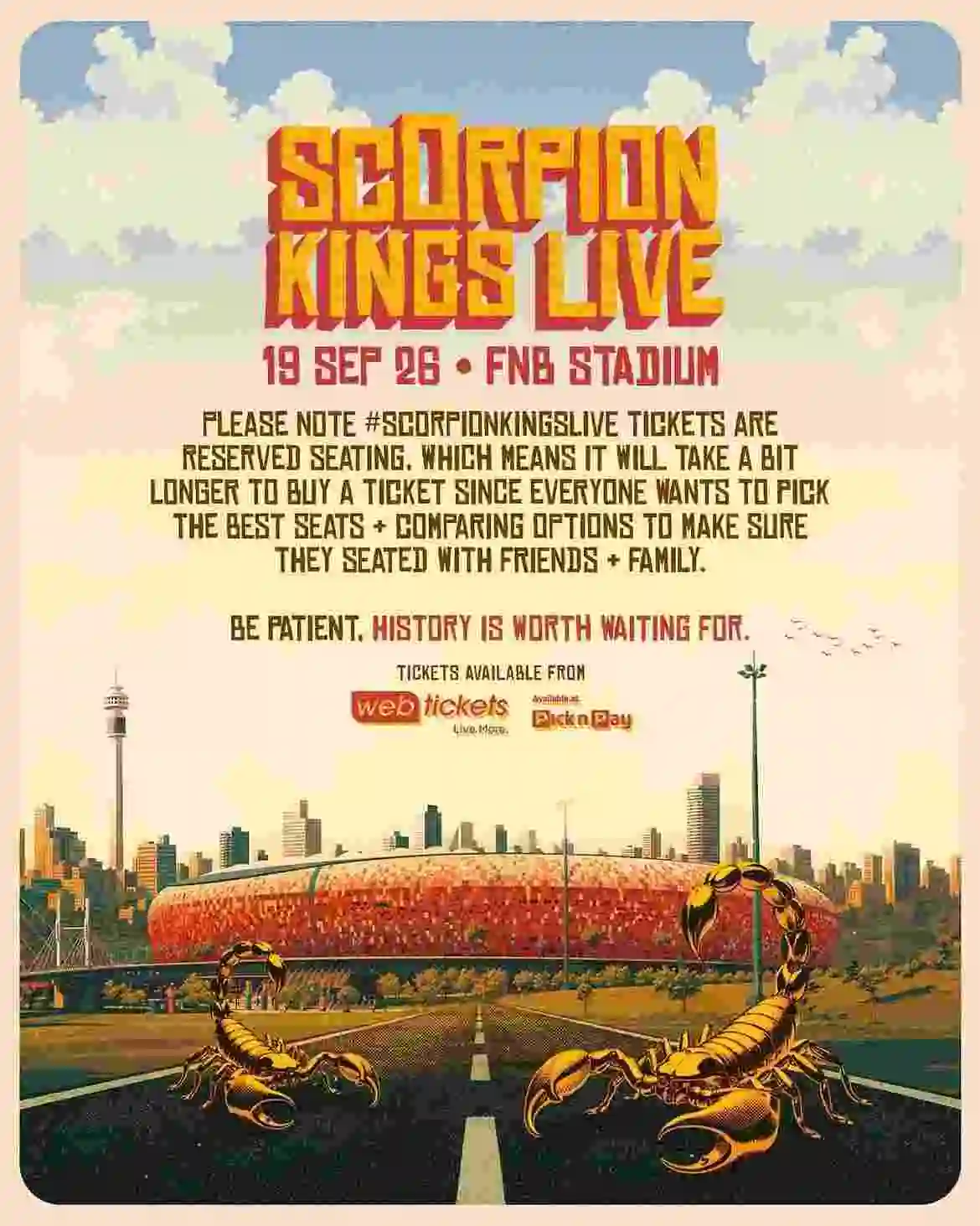 Scorpion Kings Live Brings More Than 50 Artists to FNB Stadium