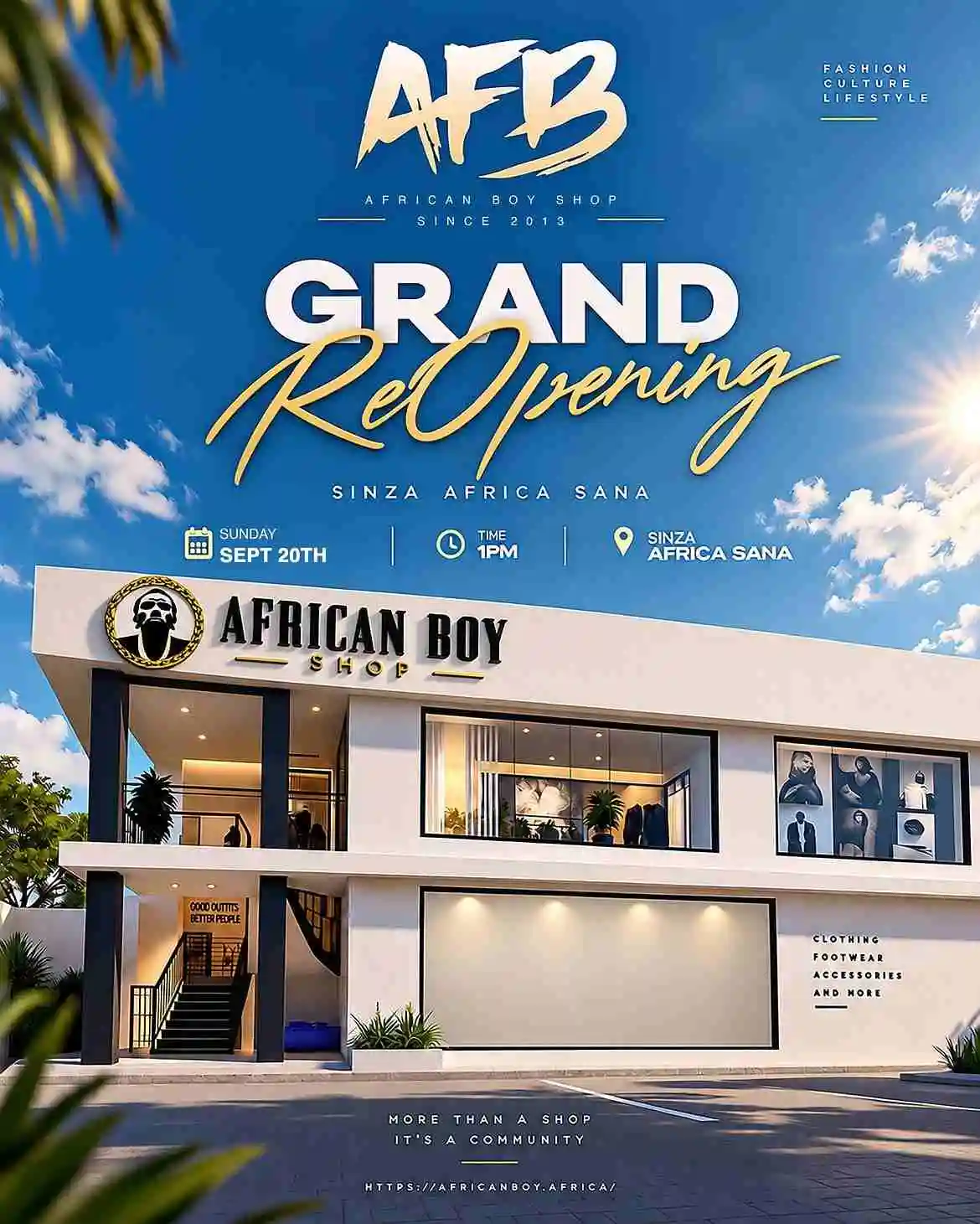 Juma Jux Celebrates 10 Years of African Boy Brand With Grand Store Reopening