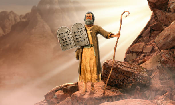 Moses with the commandments