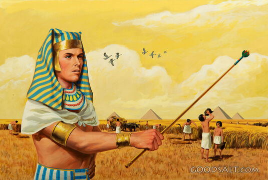 Moses as a prince.