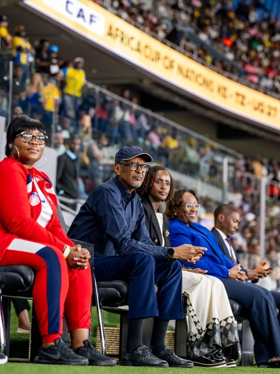 President Kagame Joins Fans as Rwanda’s Amavubi Beat Liberia 3-1 in AFCON 2027 Qualifier