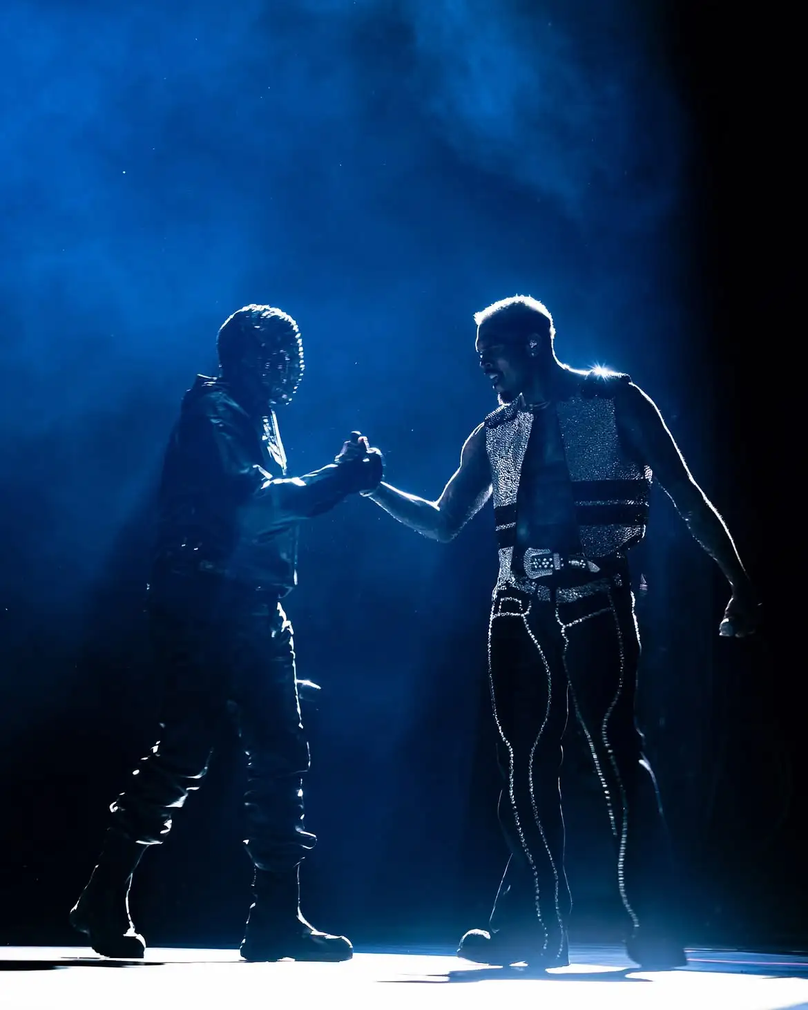Ye Surprises Chris Brown and Usher Fans With SoFi Stadium Performance