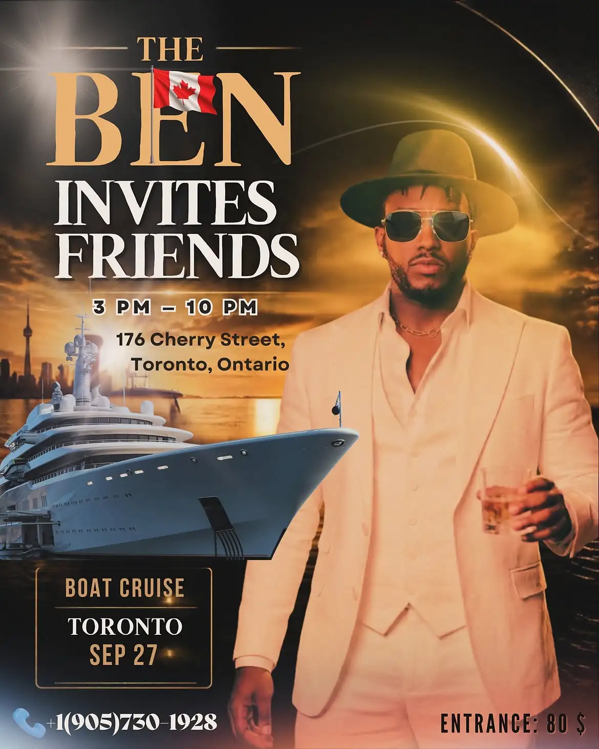 The Ben Brings Fans Together for Special Boat Party in Toronto