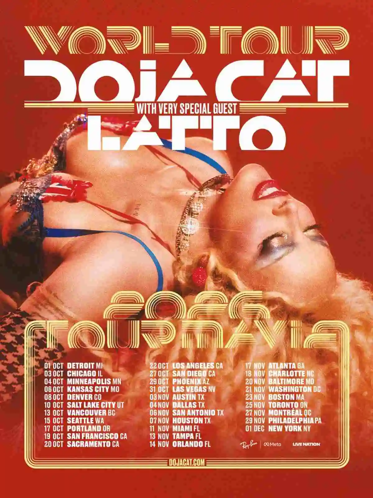 Doja Cat Brings Tour Ma Vie World Tour to Chicago With Latto