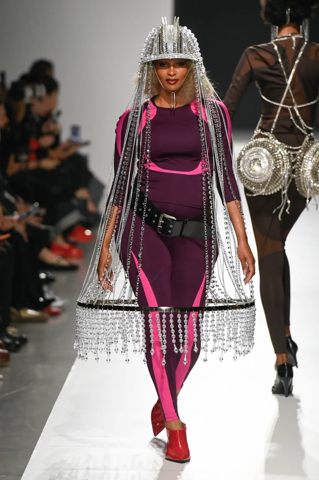 Ciara Walks Junya Watanabe Runway at Paris Fashion Week While 8 Months Pregnant