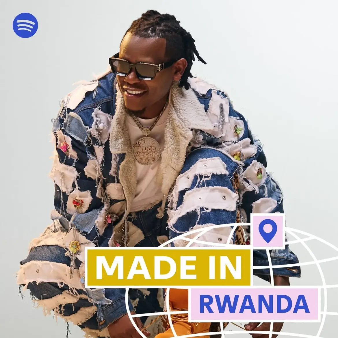 Bruce Melodie Featured on Spotify’s ‘Made In Rwanda’ Playlist Cover