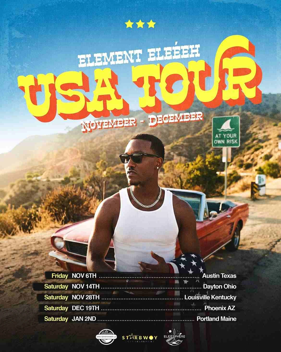 Element EleéeH Announces Five U.S. Shows From November 2026 to January 2027