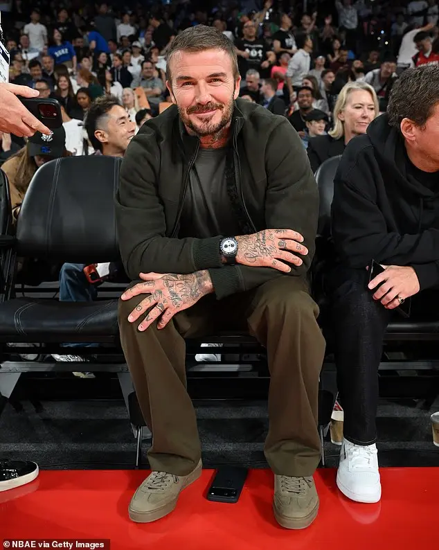 David Beckham Attends NBA China Games Opener in Macao