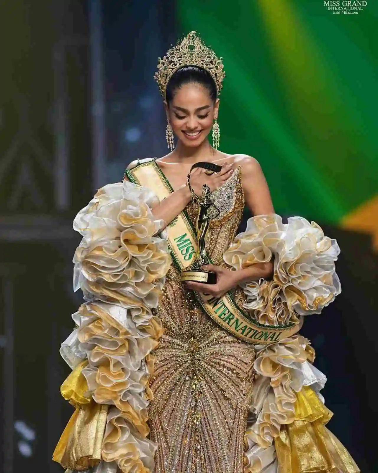 Jihan Dimack Makes History as First African Miss Grand International Winner
