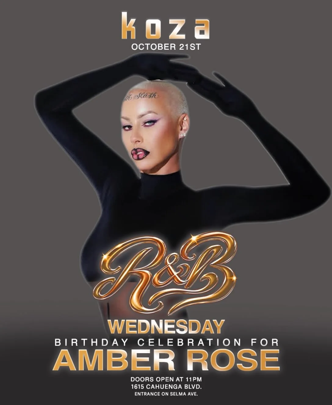 Amber Rose Set for Birthday Celebration at KOZA Hollywood
