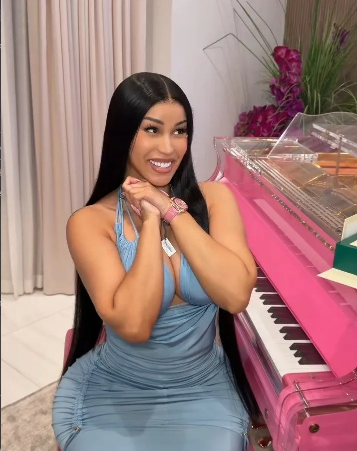Cardi B Treats Herself to Rare Pink Rolex, Hermès Mini Kelly and 7-Carat Diamond Ring