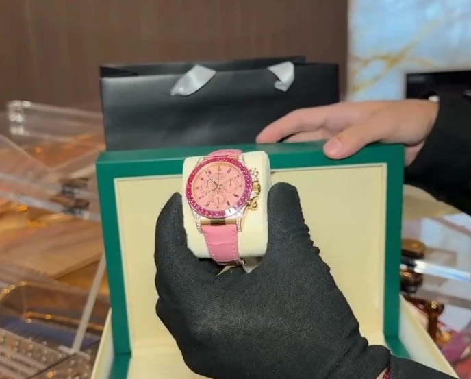 Cardi B Treats Herself to Rare Pink Rolex, Hermès Mini Kelly and 7-Carat Diamond Ring