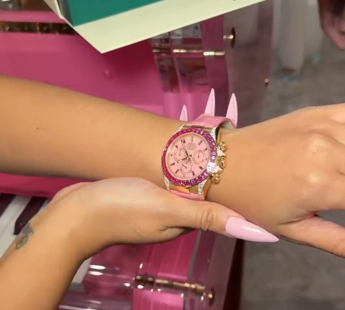 Cardi B Treats Herself to Rare Pink Rolex, Hermès Mini Kelly and 7-Carat Diamond Ring