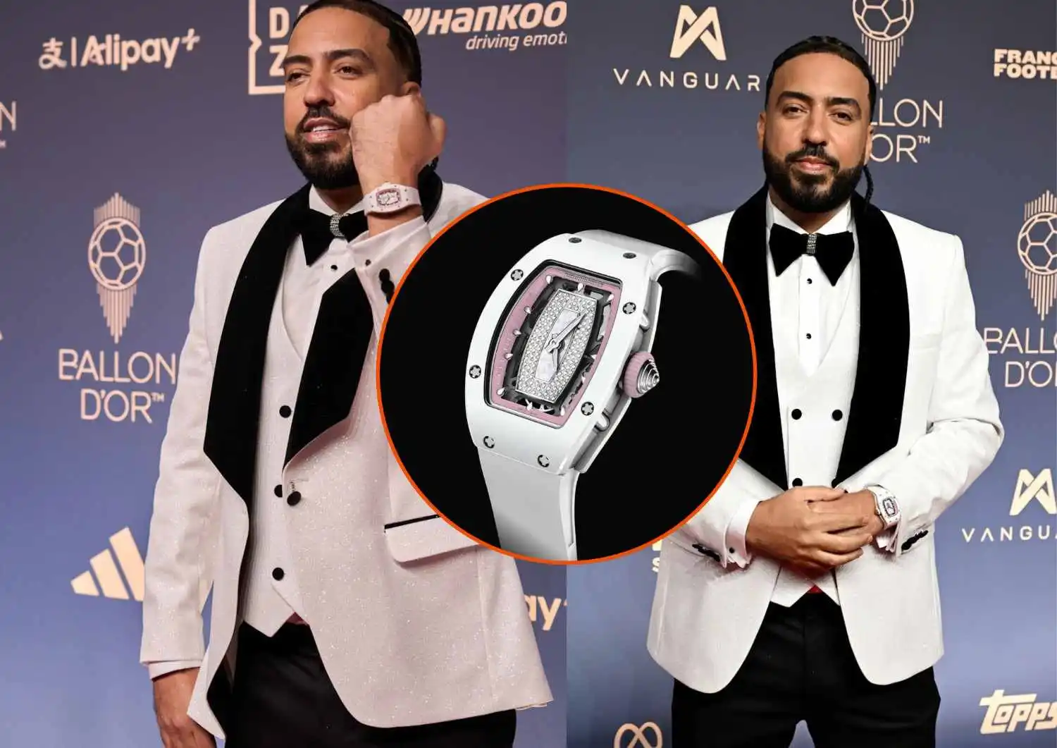 French Montana Turns Heads at Ballon d’Or in $365K Richard Mille Watch