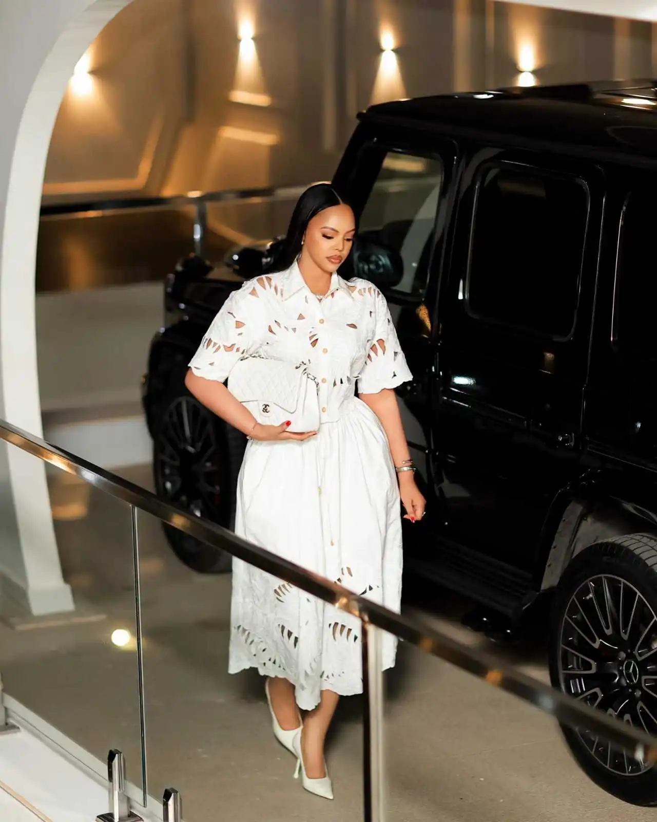 Jolly Mutesi’s Designer Look Features Five Luxury Fashion Brands