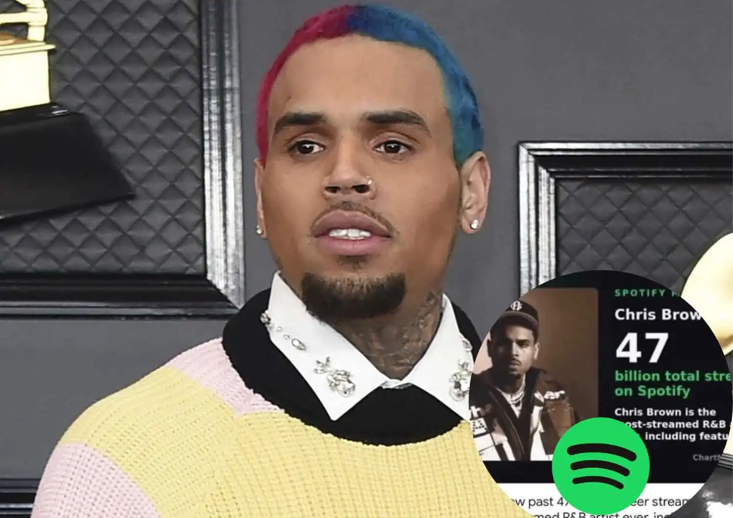 Chris Brown Hits 47 Billion Spotify Streams, According to ChartMasters